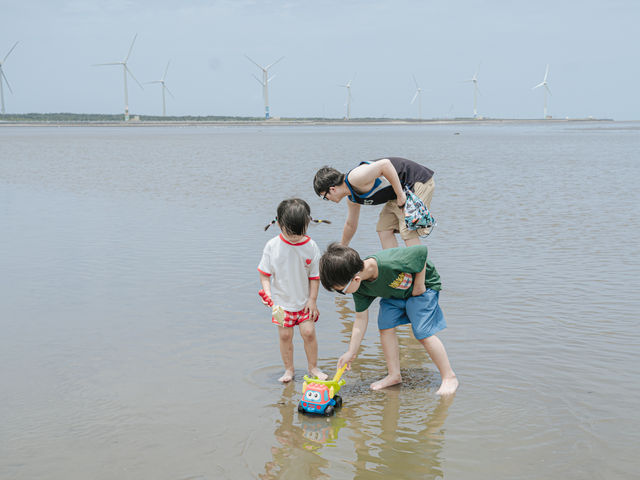 追夕陽、捉螃蟹.ᐟ 全台唯一濕地豪華露營