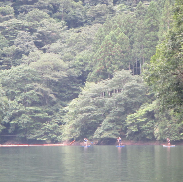 東京・奥多摩の『白丸湖』でSUP🏄‍♀️