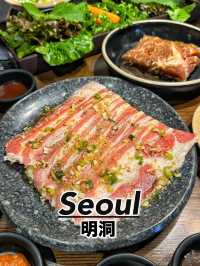 【韓国・明洞】韓国の有名料理研究家が手がけるウサムギョプ♪