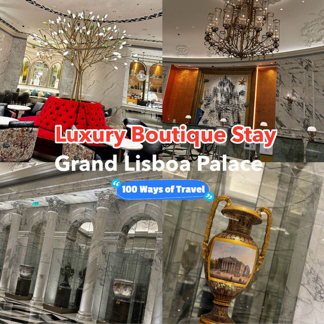 Luxurious Designer Hotel Stay at Grand Lisboa Palace Hotel 🇲🇴
