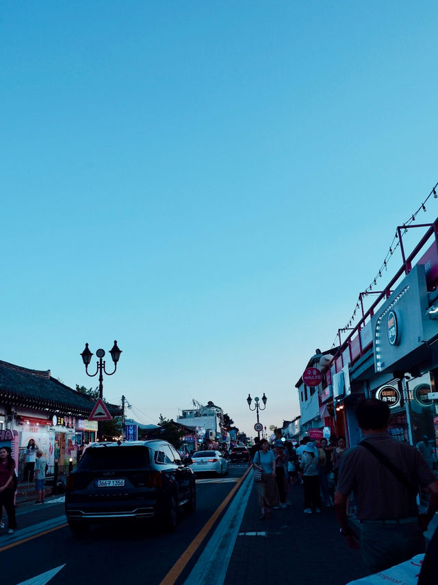 Famous culture street in Gyeongju 🗺️