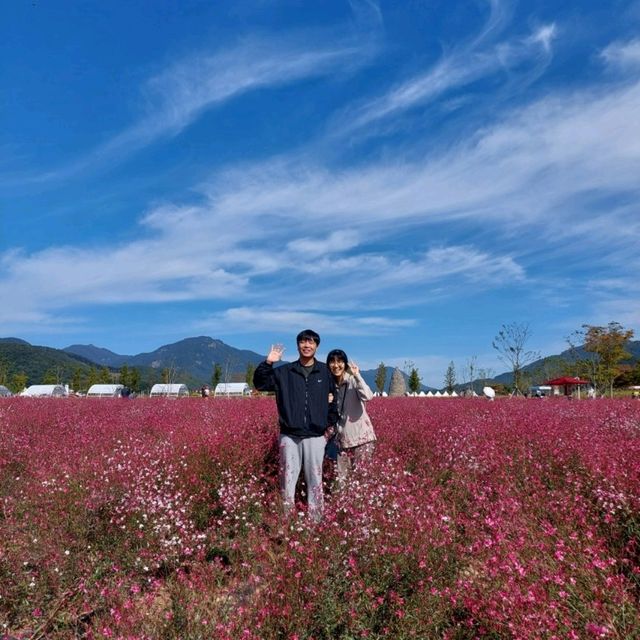 돌탑 공원이 있는 정원