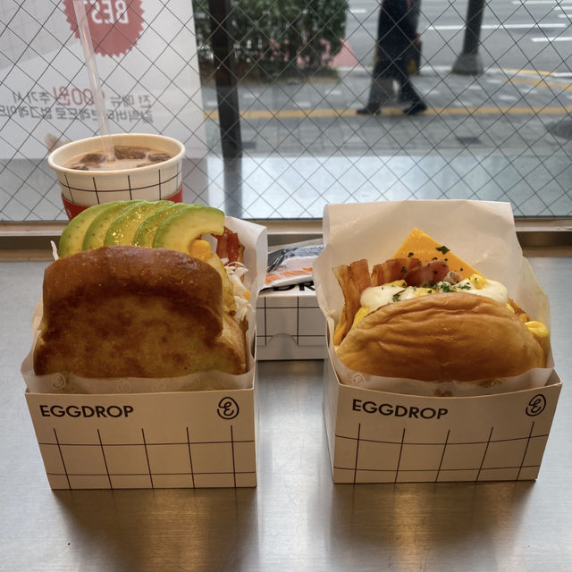 Egg Drop：首爾的美味蛋堡天堂 🍳🥪