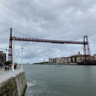 The Vizcaya Bridge, a World Heritage Site in Bilbao.