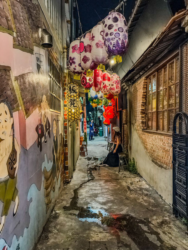 【台南】🏮夜の提灯が彩る幻想的な神農街散策🏮