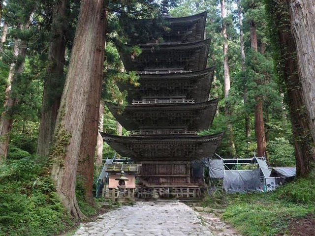 Hagurosan Shrine - Five Story Pagoda