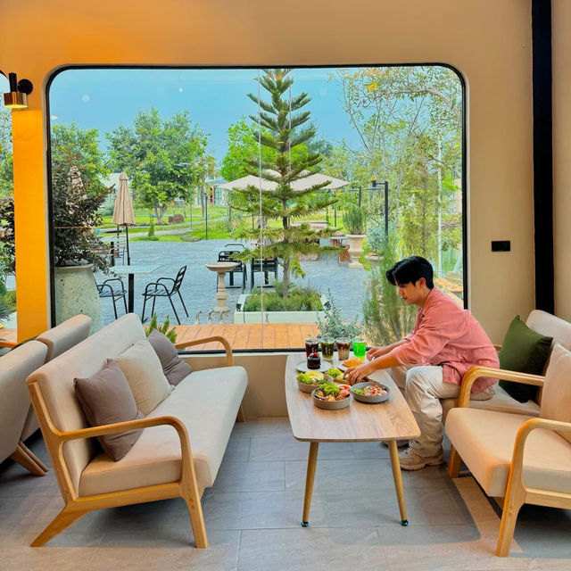 คาเฟ่เปิดใหม่ #ราชบุรี Vibes ดีมากกก 🪿🍃🫶🏻