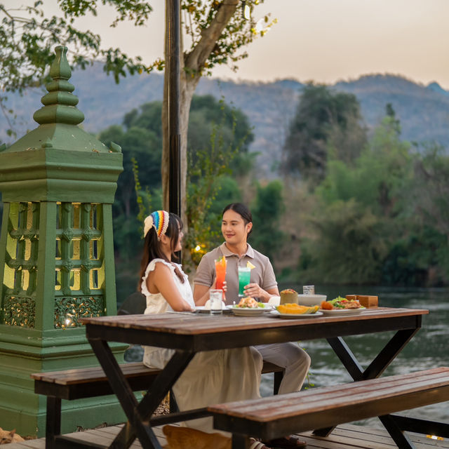 ที่พักริมแม่น้ำแคว สระฯอลังการ 🌄