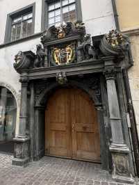 Cute town "Schaffhausen" in Swiss