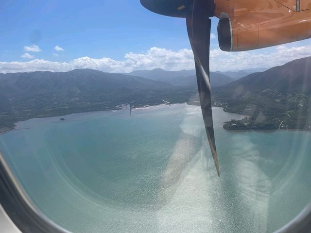 [🇳🇨イル・デ・パン] 絶景フライト！エアカレドニアでヌメアからイル・デ・パンへ
