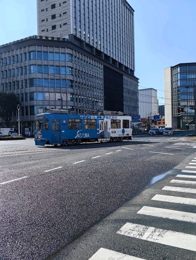 開心闖下鹿兒島市中心