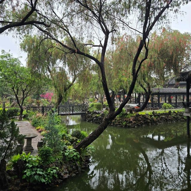 中山詹園⛰️ 比起蘇州拙政園更少人，更有特色‼️