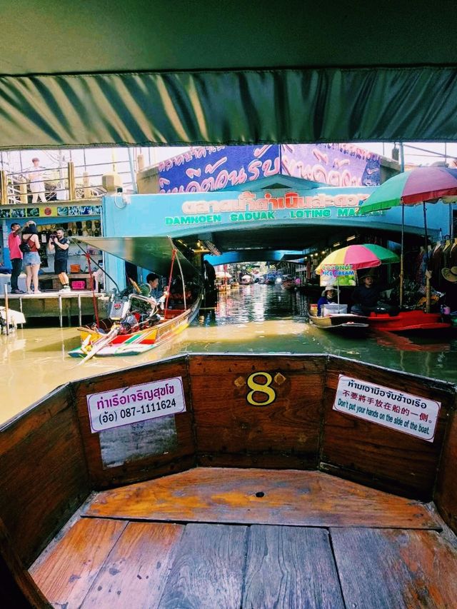 泰國曼谷附近著名景點丹嫩沙多水上市場旅行攻略，適合打卡拍照📸