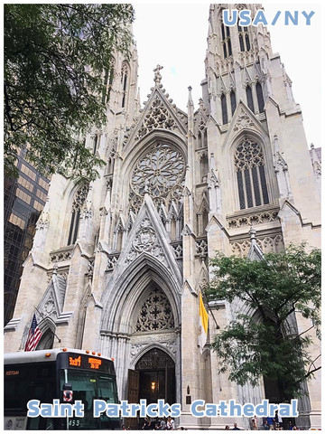 USA/NY】ニューヨーク5番街の中心地にそびえ立つ大聖堂＊セント