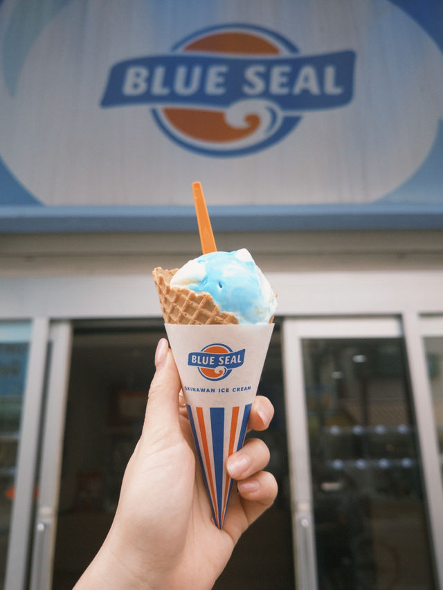 🇯🇵 沖繩 隨處可見的國民雪糕 BLUE SEAL 🌊 一定要嘗試的Blue Wave味道！