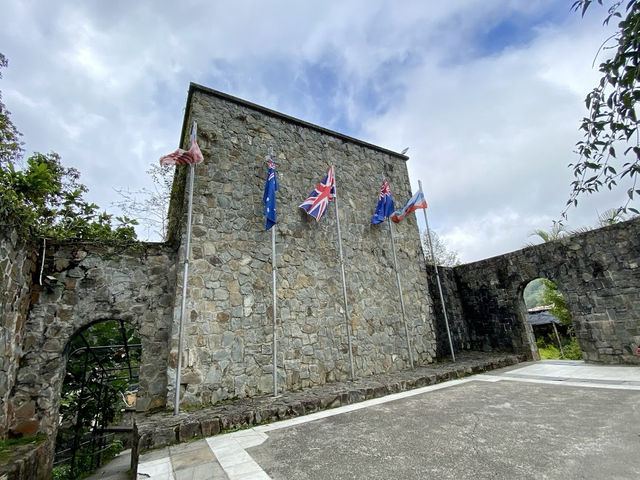 🌺 Kundasang War Memorial: Flowers, History & Mountain Magic! ⛰️