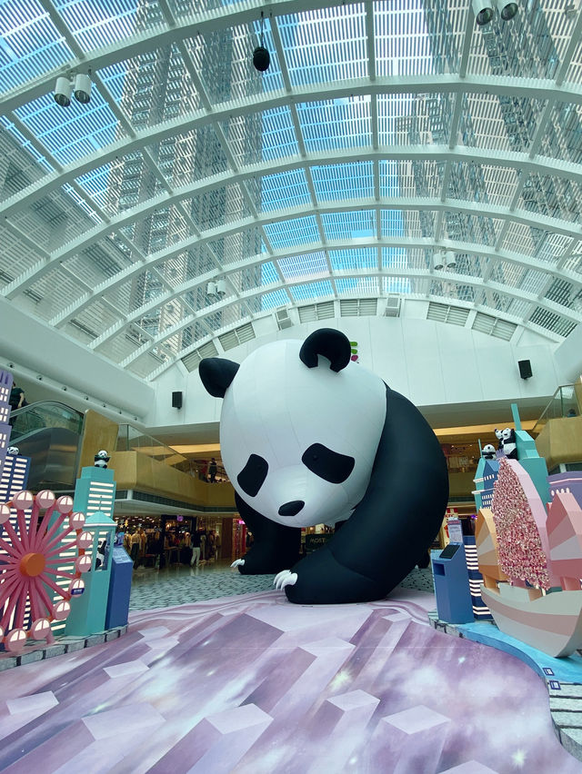 香港｜馬鞍山新港城期間限定巨型熊貓🐼