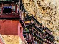 The Hanging Temple in north China's Shan