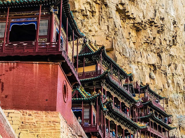 The Hanging Temple in north China's Shan