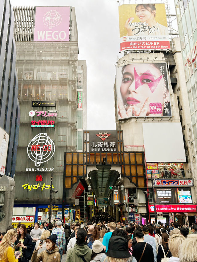 大阪難波心齋橋購物攻略｜探索三大必訪購物區
