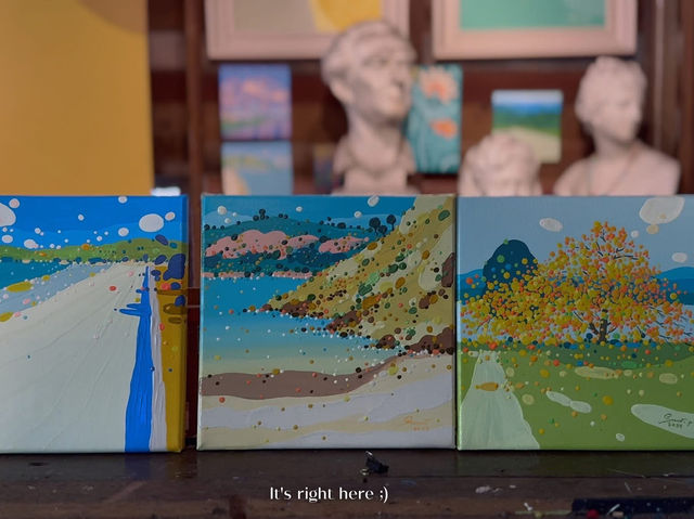 🖌️🎨ijoy studio ร้านวาดรูปน่ารัก ในตลาดหัวตะเข้