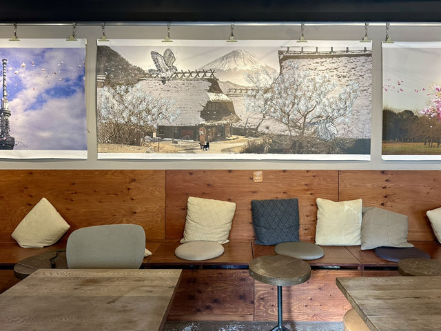A wooden feel Japanese hostel in Kyoto