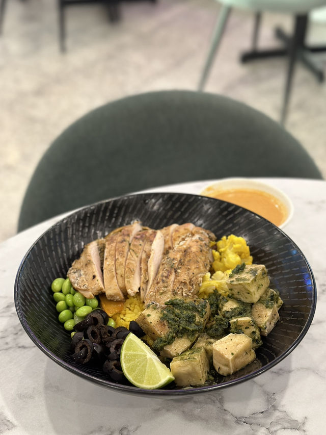 Healthy meal done with class and taste