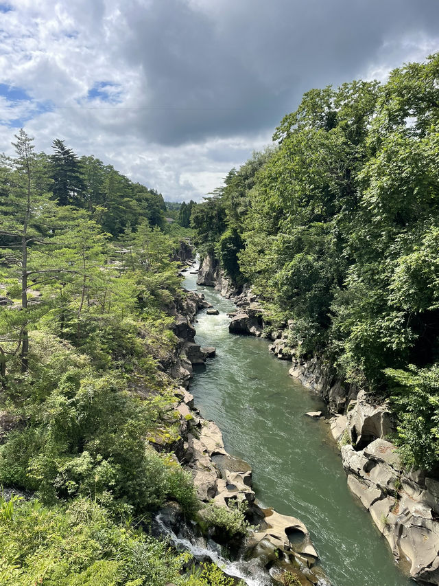 夏天的銀山溫泉也是很有特色的
