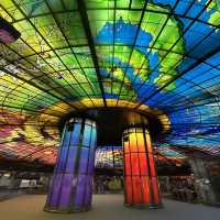 🌈✨ *Dome of Light (光之穹頂): The World’s Largest Glass Mosaic at Formosa Boulevard Station* 🚇🎨