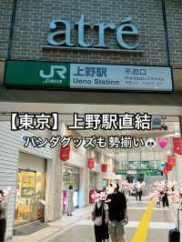 🐼【上野】アトレ上野でお買い物天国！パンダ＆グルメも満喫🎶