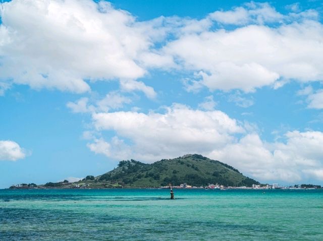 🏖️ 협재해수욕장 – 에메랄드빛 노을이 머무는 해변