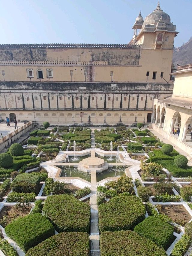 金黃山城中的摩揭陀傳奇#琥珀堡（Amber Fort）-印度捷布 (Jaipur)