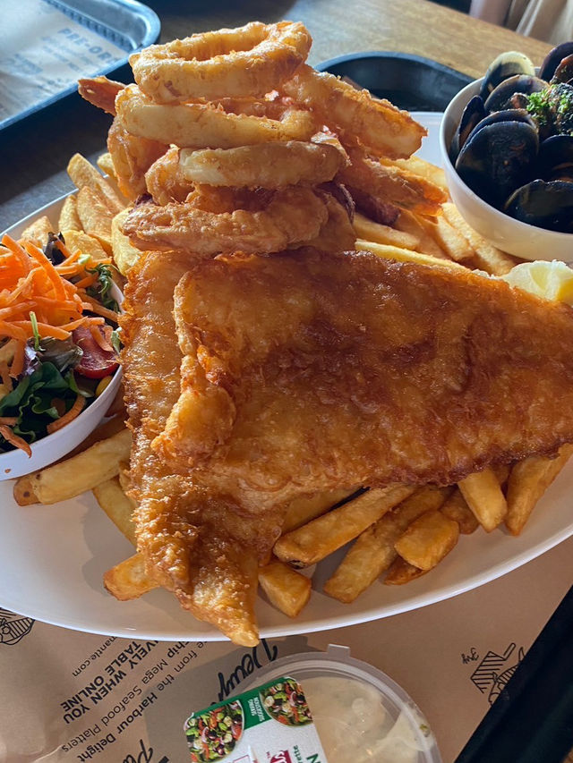 【オーストラリア・フリーマントル】海の香りと味に包まれる「Kailis Fishmarket Café」🐟🍟🌊
