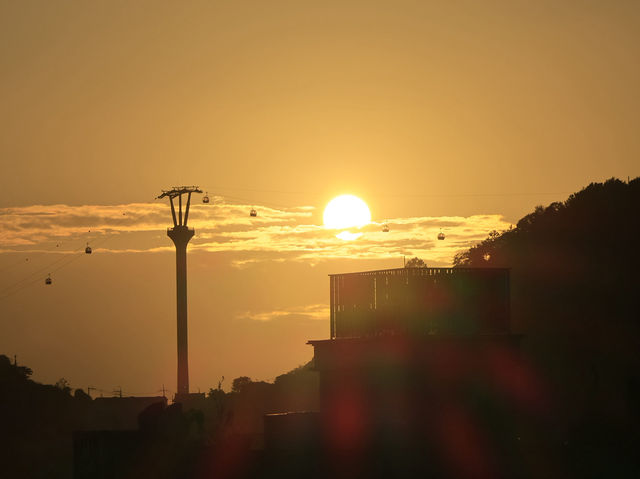 황금빛 노을이 머무는 곳, 유달산 케이블카 황금빛 노을이 머무는 곳, 유달산 케이블카