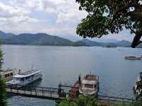 The Great Shuishe Pier in Sun Moon Lake area, Nantou County, Taiwan
