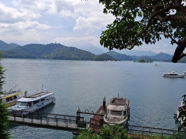 The Great Shuishe Pier in Sun Moon Lake area, Nantou County, Taiwan