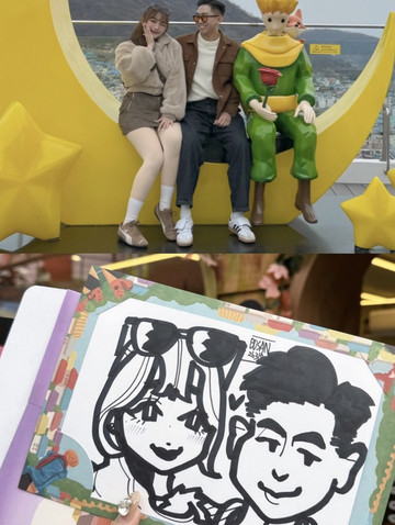 女子必見！甘川洞（カムチョンドン）に来たら絶対に外せない似顔絵屋