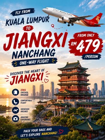 ✈️🇨🇳 JIANGXI FROM ONLY RM479?! Save This Trip! ❤️