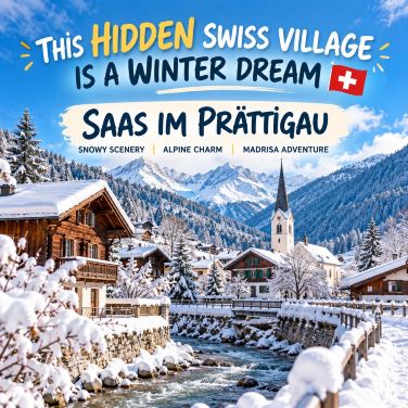 🇨🇭❄️ Escape to Switzerland’s Secret Winter Wonderland: Saas im Prättigau!