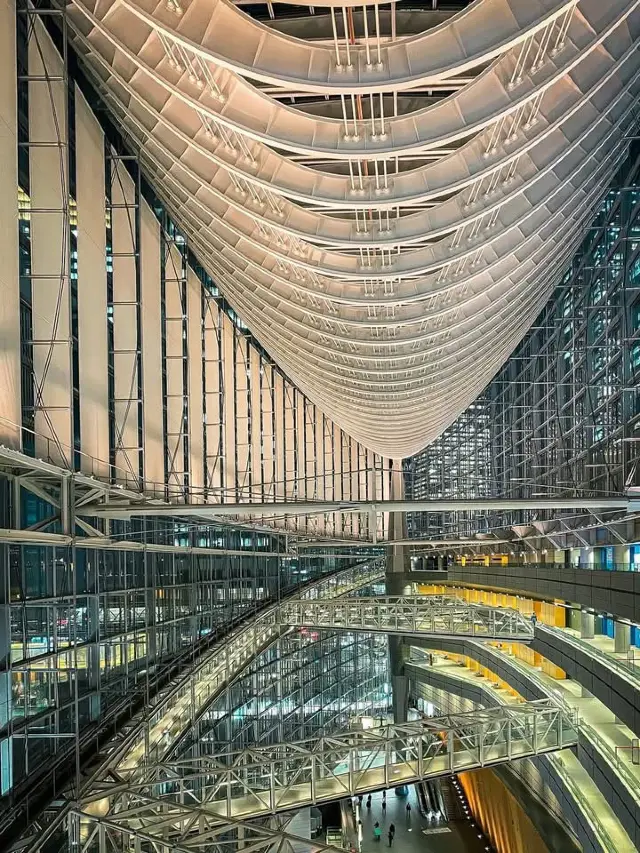 The glass exterior is stylish