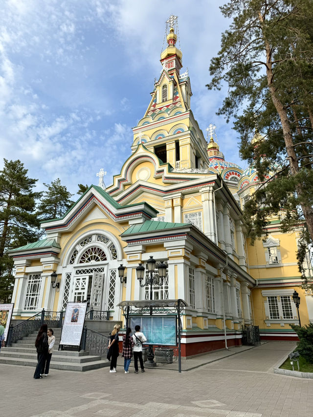Spring Serenity at Ascension Cathedral, Almaty