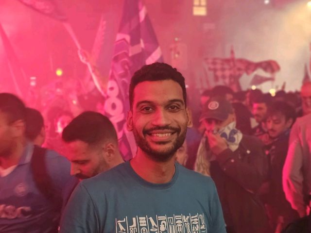 i went to naples for the final Seria a match