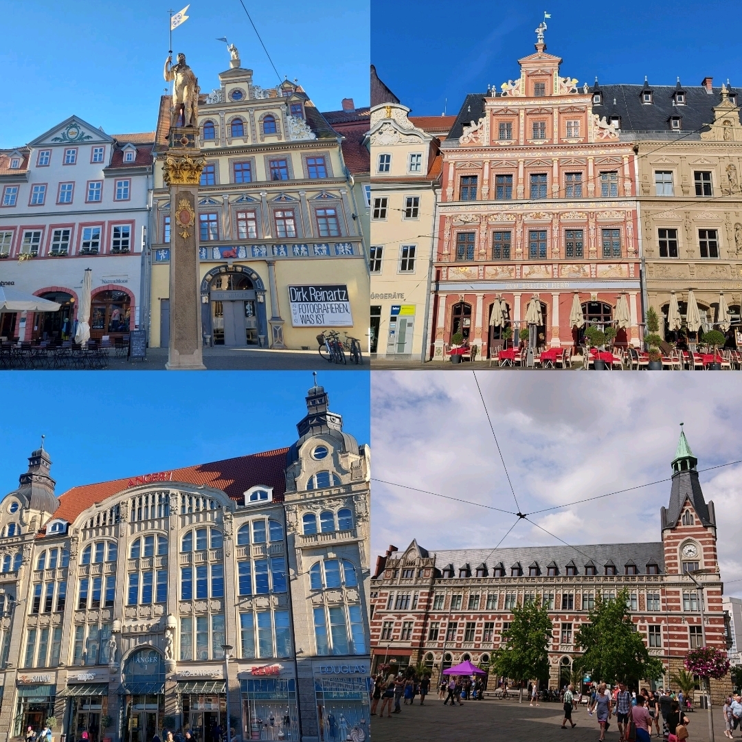 Erfurt in Germany, charming city