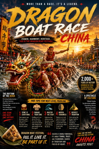 🚣‍♂️🐲Inside China’s Dragon Boat Festival: Drums. Dragons. Adrenaline💪🐉