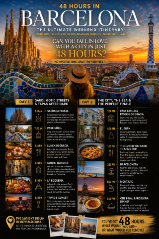 You Have 48 hours in Barcelona — and we're going ALL IN