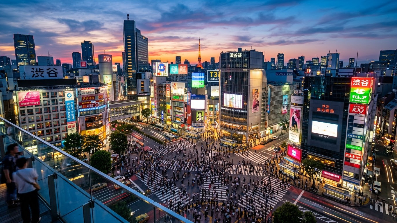🚦 SHIBUYA: Trái tim của Tokyo và tầm nhìn đẹp nhất thành phố