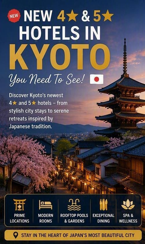 🚨 NEW 4⭐ & 5⭐ Hotels in Kyoto You NEED TO SEE! ⛩️Info + Link below✨