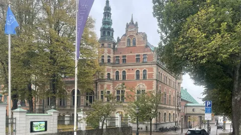 Lund, located in Skåne County in southern Sweden, about 20 k — traveler post in Lund