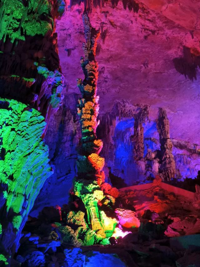 The Stunning Limestone Formations of Reed Flute Cave