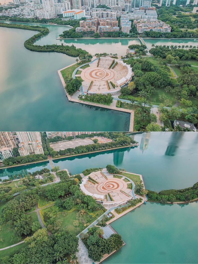 “人在海上，海在城中”說的就是廈門白鷺洲筼筜湖！